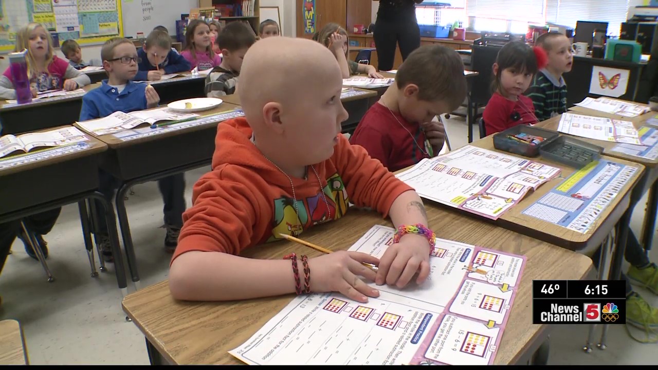 A 1st Grader shaved his head