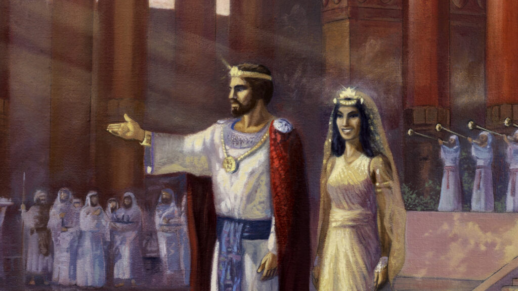 Queen of Sheba meets King Solomon